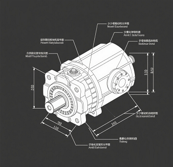 鋁合金蝸輪蝸桿減速機(jī)，輕量化安裝支架設(shè)計(jì)方案